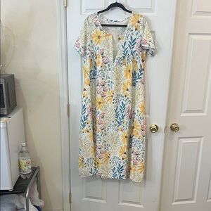 Floral Print Women's Dress